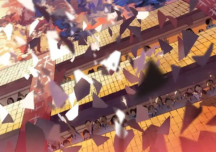 毕业季学院风怀旧小清新漫画