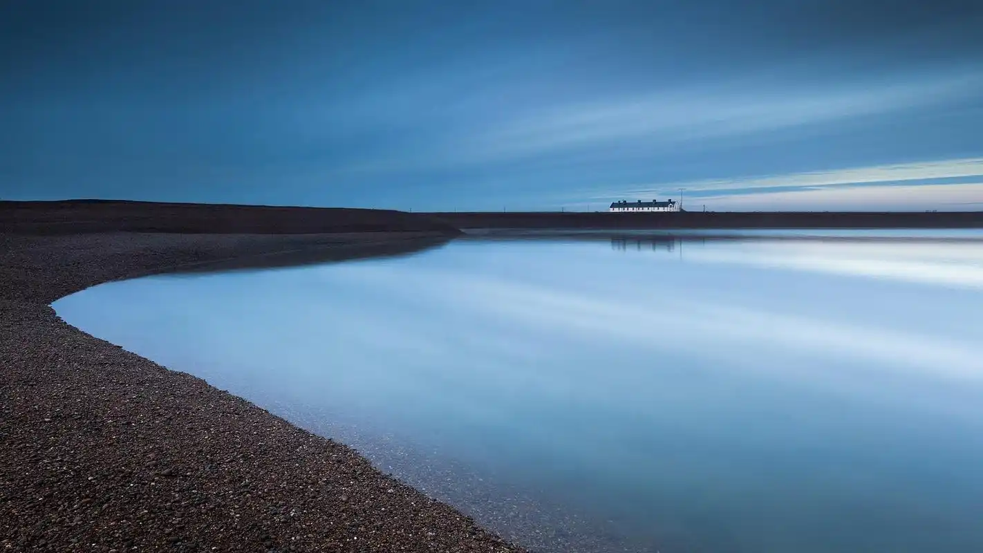 静谧大海海滩自然风光高清桌面壁纸-风景壁纸-手机壁纸下载-美桌网