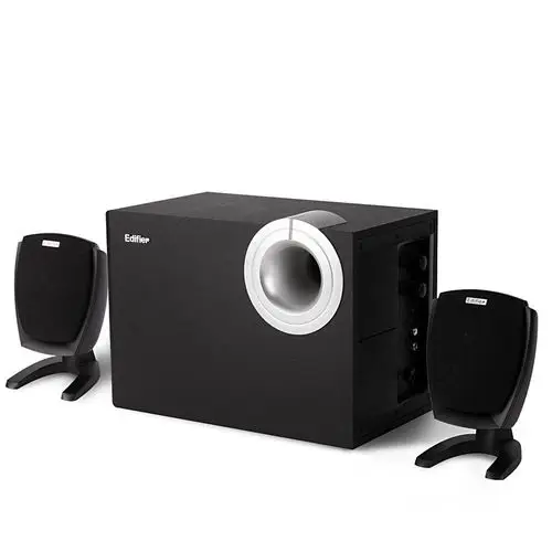 edifier/漫步者 r201t06电脑音箱低音炮2.1白色音响