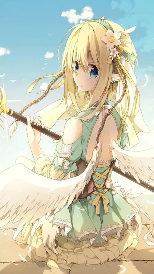 动漫图天使的翅膀