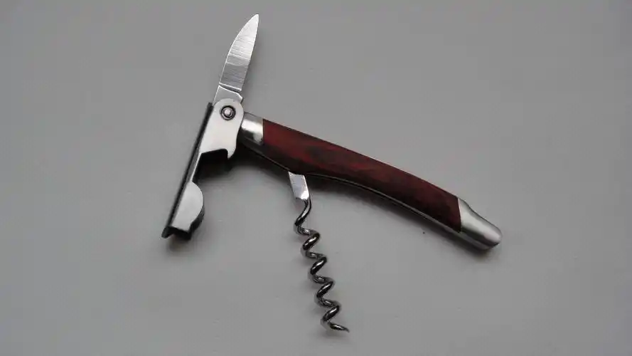 ks062红酒开瓶器丝钻启塞工具红花梨木柄启瓶器