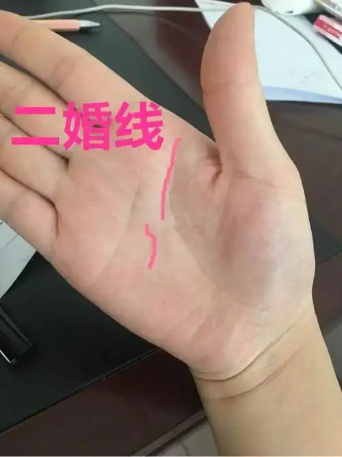手有二婚线此生必二婚无疑