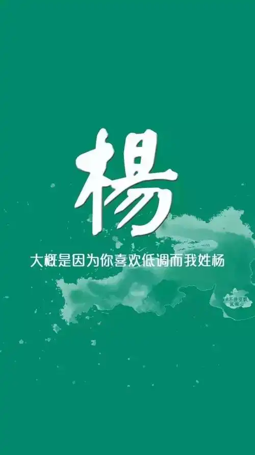 赵我姓王,却忘不了你的样子杨,以爱之名我姓彭,却不是怦然心动的怦.