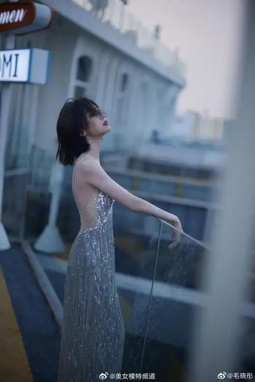 毛晓彤晒银色礼裙美照 流苏亮片包裹完美身形性感优雅