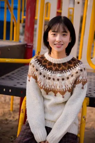 简介:沈月冬日街拍小清新可爱甜美写真图片,分享一组沈月图片给大家