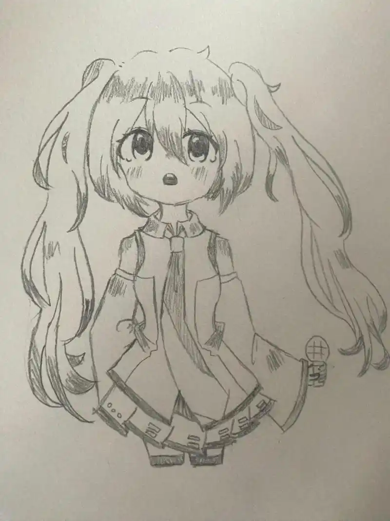 这个初音未来有点可爱[萌萌哒r],大家快来试一试吧!