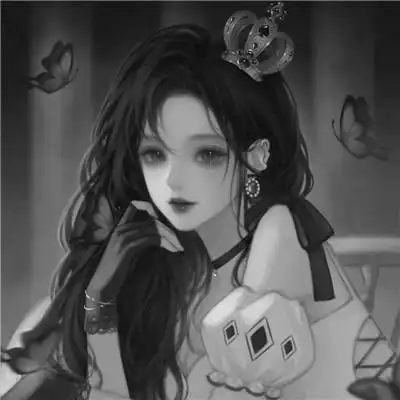 慵懒风颓废女生头像