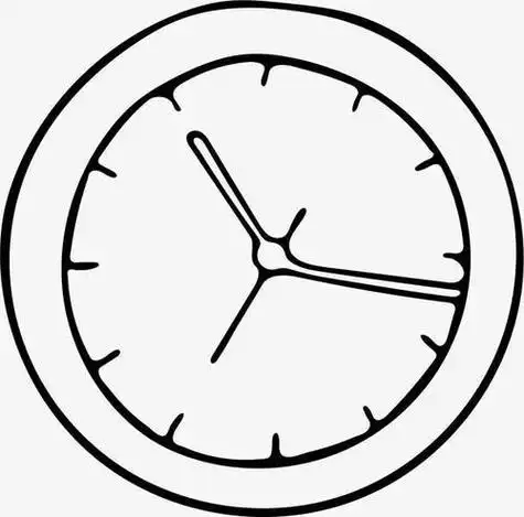 圆形手表简笔画