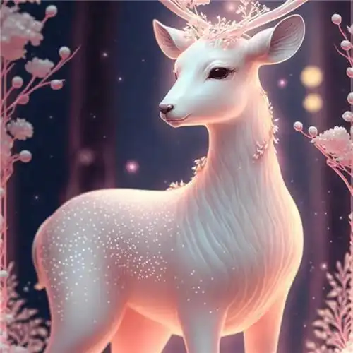 唯美幸运麋鹿头像图片