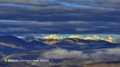 西藏帕羊山脉风景素材高清摄影桌面壁纸图片素材 - 素材公社 tooopen.