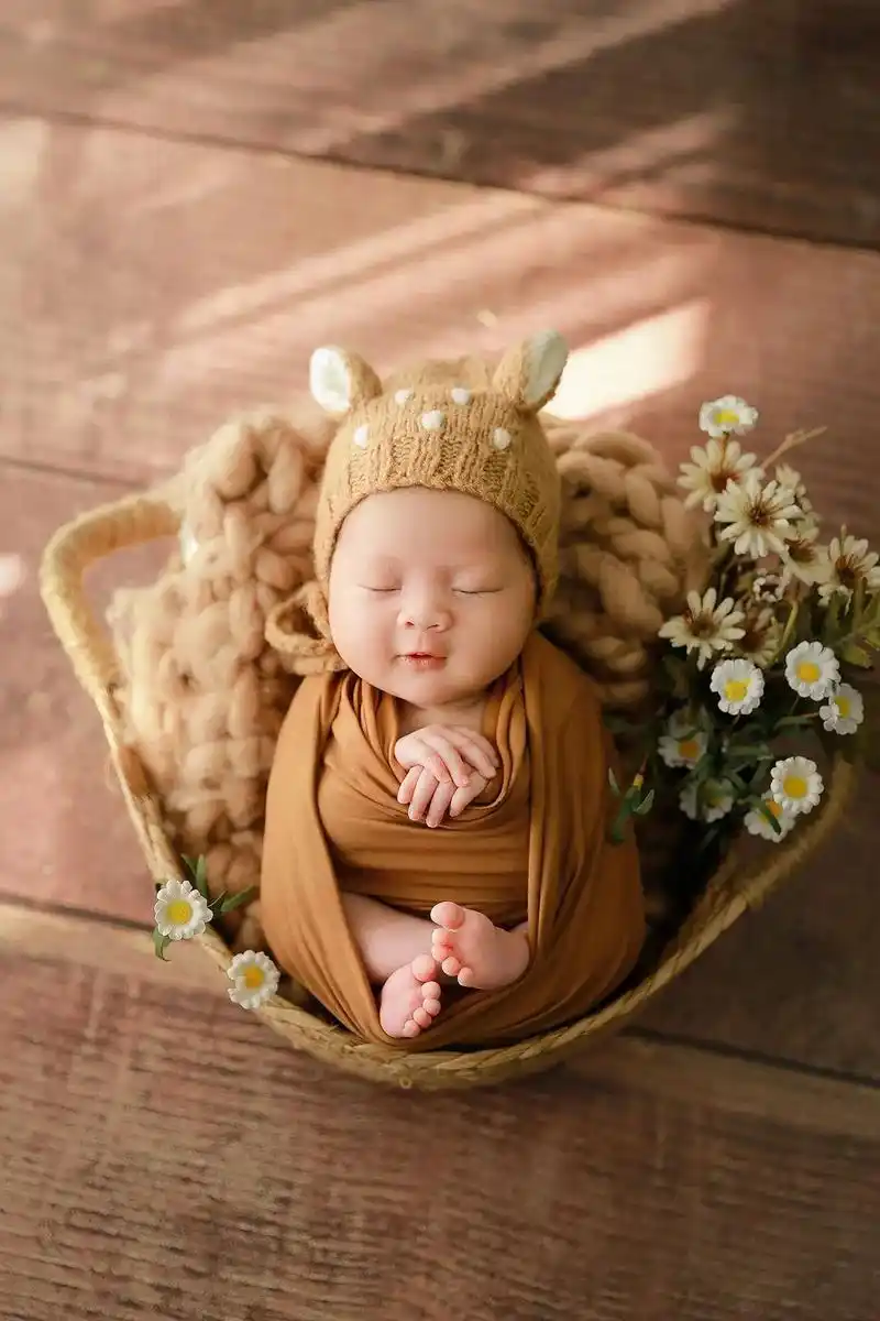 出生15天小可爱 宝宝每天都在变化 记录捕捉微笑的瞬间 留存下这样的