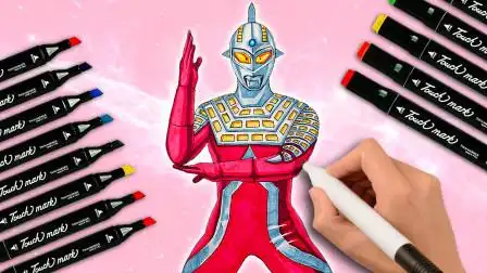 赛文奥特曼发射集束射线的经典姿势