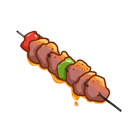 撸串去|插画习作|插画|海盐 - 原创设计作品 - 站酷 (zcool)