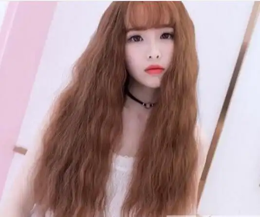 女生长发玉米烫发型造型(2)