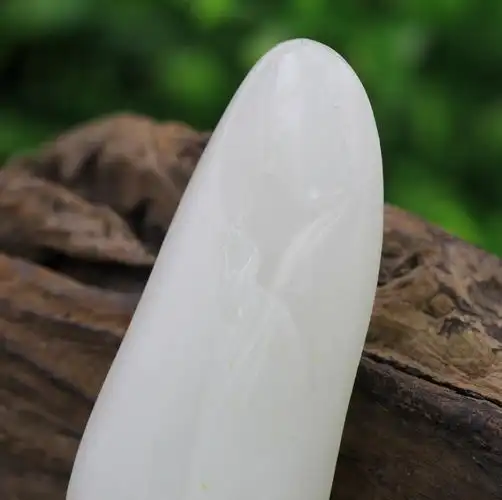 海派玉雕大师 罗辉作品 和田玉 观音 挂件 44.3g