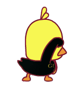 抖音小黄鸭穿gucci跳舞 gif