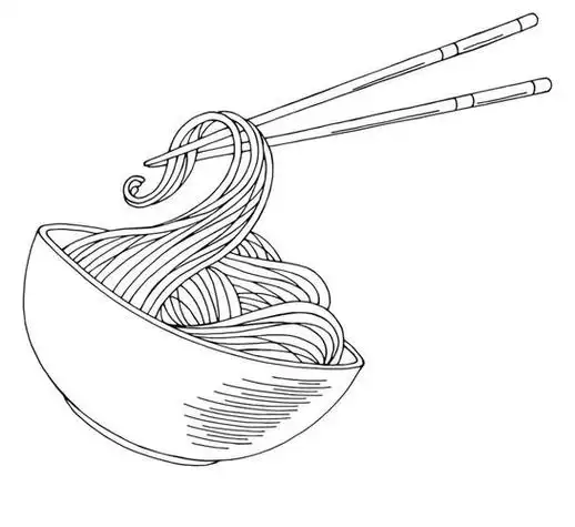 水彩迷简笔画面条的颜 简笔画图片大全画面条的儿童卡通简笔画教程