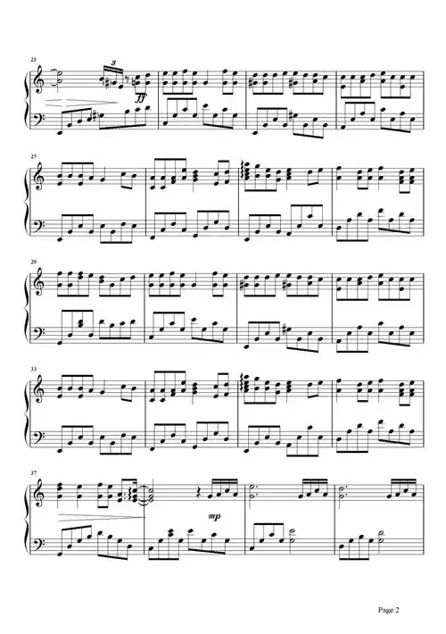 素颜钢琴谱-许嵩|当年素面朝天要多纯洁就有多纯洁-看乐谱网