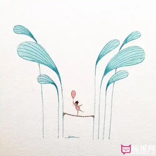 寻梦环游记手绘插画图片,追梦的路上永不停歇   简单好看的手绘插画