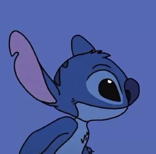 超治愈的蓝色背景情侣头像