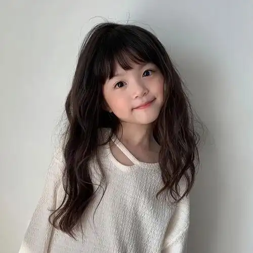 女童头饰全头发套假发宝宝公主大波浪可爱造型模特拍照长卷发仿真