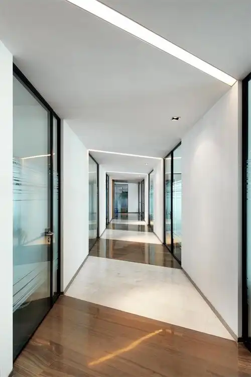 富轩怡家装修攻略办公室走廊这样设计美呆了