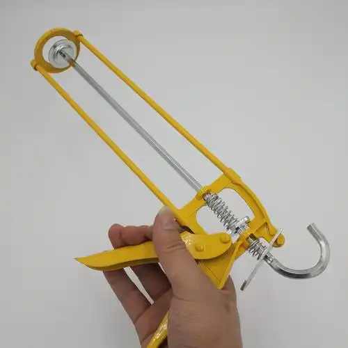 玻璃枪双柱旋转胶枪装修手动压胶枪玻璃胶枪填缝剂助力工具