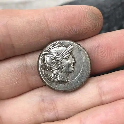 加厚加重罗马硬币黄铜镀银仿古工艺品国外纪念币不规则尺寸类型27