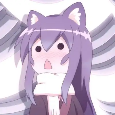 江淮紫色系甜美可爱日系软妹动漫女生头像