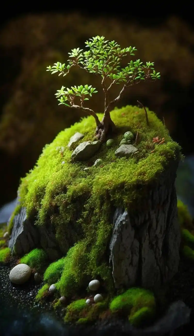 苔藓微景观 #植物造景微景观 #苔藓 #室内 - 抖音