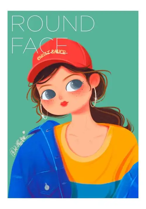 round face圆脸女孩系列