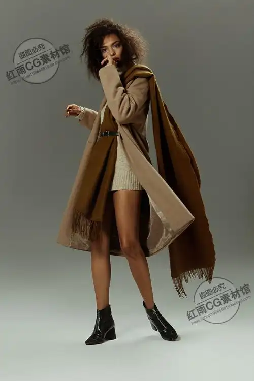 人物站立姿势pose模特时装设计参考素材唯美摄影图片服饰