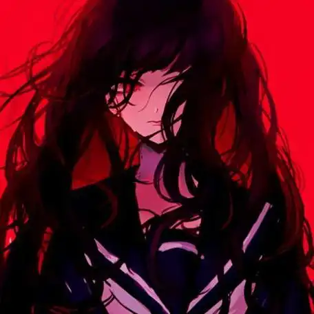 诡异恐怖女生动漫头像