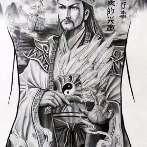 【诸葛亮纹身】诸葛亮纹身图案大全_诸葛亮纹身图片 - 刺青会