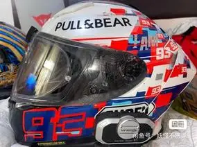 shoei日本头盔摩托车头盔全盔shoeiz7电源键,9成新