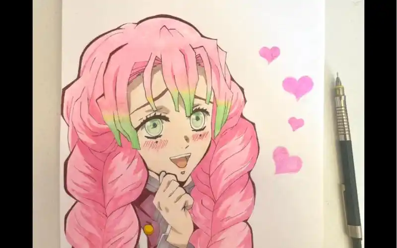 手绘 甘露寺蜜璃