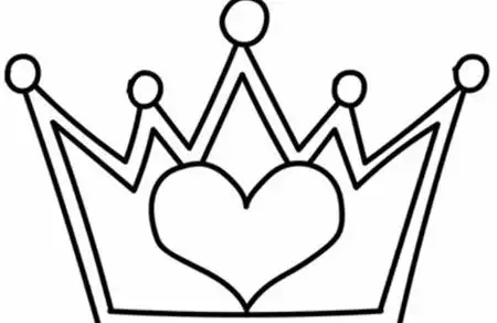 皇冠简笔画步骤图解