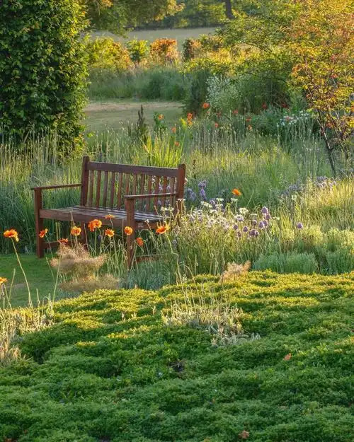 分享花园的100种风景166866花园里的椅子