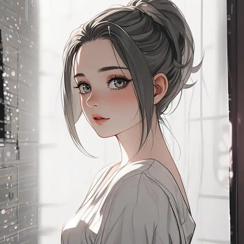 动漫风头像78干净气质女神范94