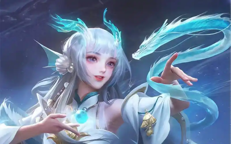 王者荣耀:西施fmvp皮肤游龙清影!