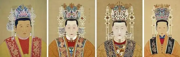 孝慈高皇后(初期);2.孝贞纯皇后(前期);3.孝静毅皇后(中期);4.