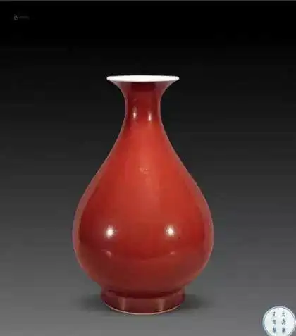 赏瓷祭红釉红釉瓷器典型的中国红