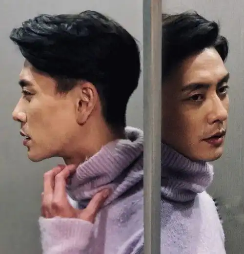 黄宗泽的侧颜很帅,特别是完美的下颌骨线条_高清图集_新浪网