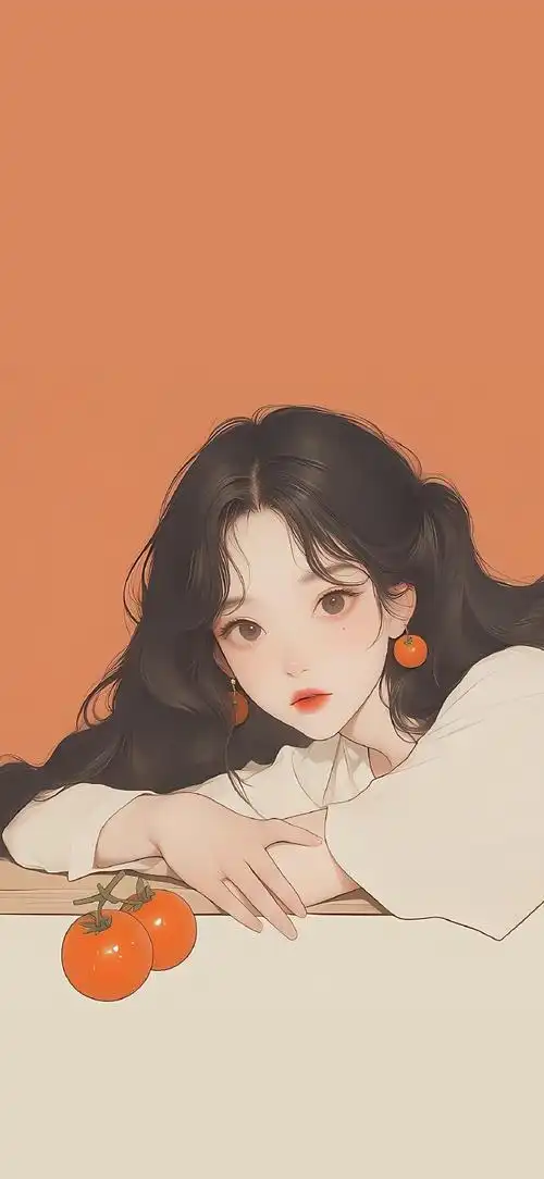 壁纸超话小女生思考人生