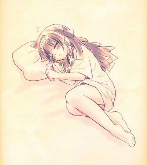 二次元萌萌哒困了睡觉觉