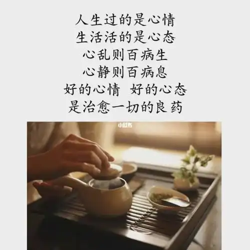 好的心情好的心态是治愈一切的良药