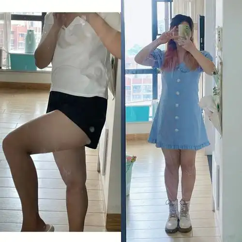 夏天必备a字版型连衣裙,遮住我的大粗腿腿粗女孩都去给我穿#腿粗女生