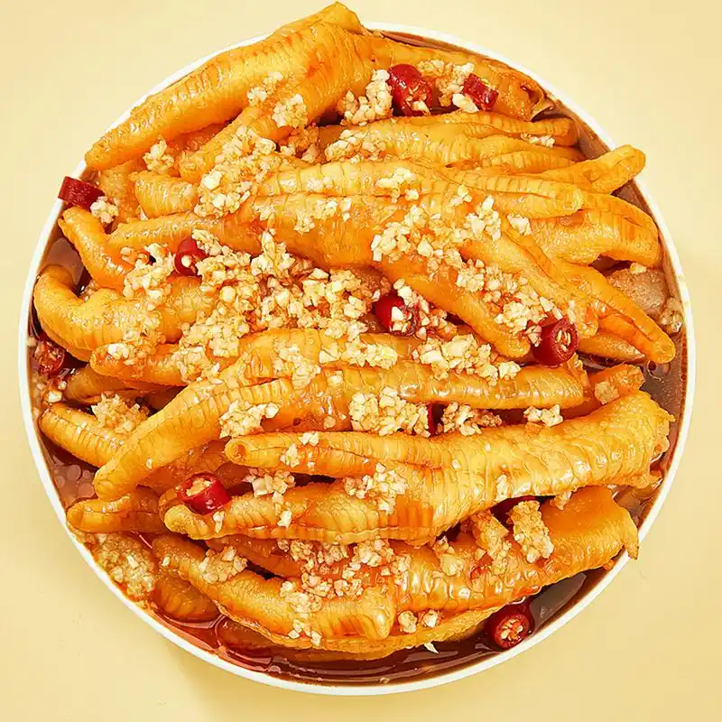 朋友们,这个酸酸辣辣的无骨鸡爪,好吃又美味  脱骨侠蒜香酸辣甜无骨