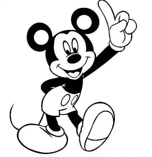 米老鼠简笔画 米老鼠简笔画图片大全