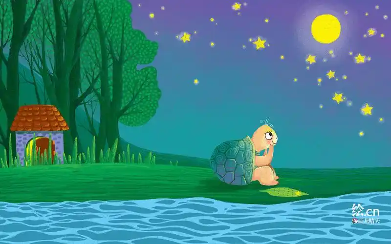 画儿晴天,插画,唯美插画,童趣,可爱,童趣绘画儿晴天壁纸图片